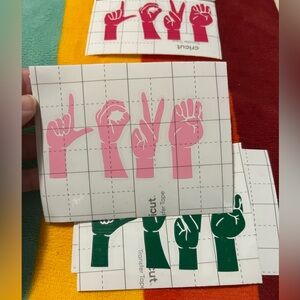 ASL Love Vinyl Decal ♥️